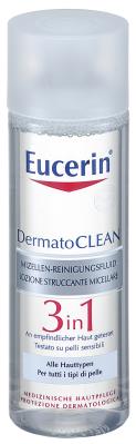 Мицеллярный флюид Eucerin DermatoClean очищающий 3в1, 200 мл