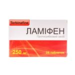 Ламифен таблетки по 250 мг №28 (7х4)