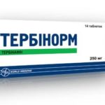Тербинорм таблетки по 250 мг №14 (7х2)