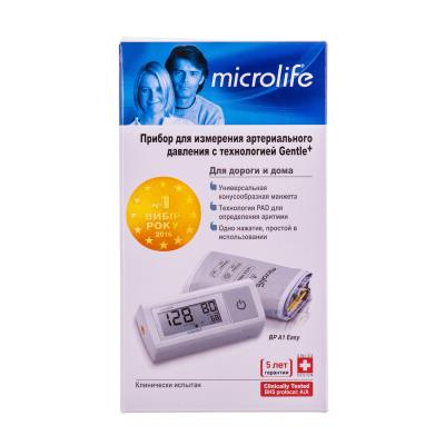 ТОНОМЕТР Microlife ВР A 1 автоматический голосовой с адаптер.