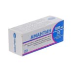Амантин таблетки, п/плен. обол. по 100 мг №30 (10х3)