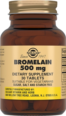 Solgar Бромелайн 500 мг, 30 таблеток