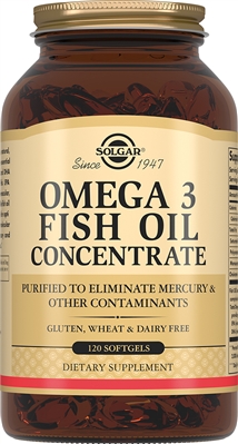 Solgar Омега-3 Концентрат рыбьего жира, 120 капсул