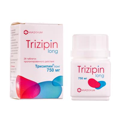 Тризипин лонг таблетки прол./д. по 750 мг №28 в бан.