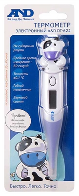 Термометр медицинский AND DT-624 цифровой Коровка