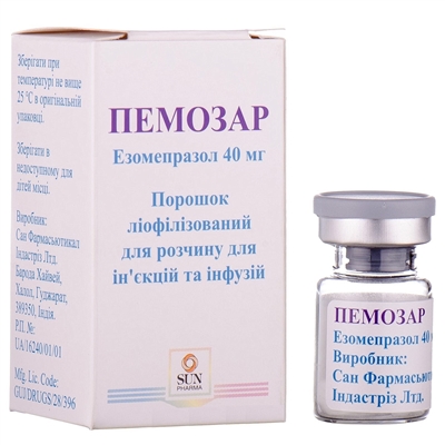 Пемозар порошок лиоф. для р-ра д/ин. и инф. по 40 мг №1 во флак.