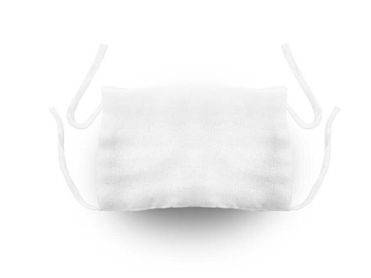 Маска медицинская ТК-Домашний текстиль четырехслойная марлевая, на завязках, 1 штука