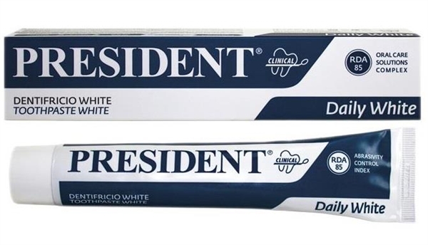 Зубная паста President Clinical Daily White, 75 мл
