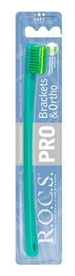 Зубная щетка R.O.C.S. Pro Brackets and Ortho мягкая, 1 штука