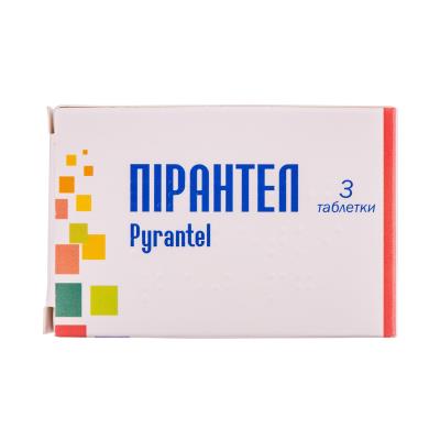 Пирантел таблетки по 250 мг №30 (3х10)