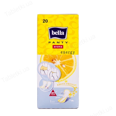 BELLA PANTY прокладки ежедневные Aroma Energy №20