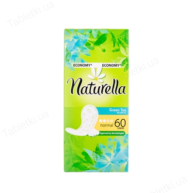 NATURELLA GREEN TEA MAGIC прокладки ежедневные Normal №60