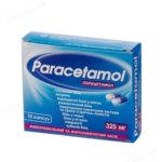 Парацетамол капсулы по 325 мг №10