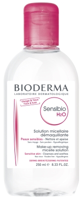 Лосьон мицеллярный Bioderma Sensibio Н2О для лица, для чувствительной кожи, 250 мл