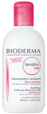 Молочко Bioderma Sensibio очищающее для лица, для чувствительной кожи, 250 мл