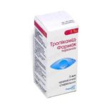 Тропикамид-Фармак капли глаз. 1 % по 5 мл во флак.
