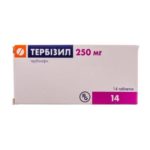Тербизил таблетки по 250 мг №14