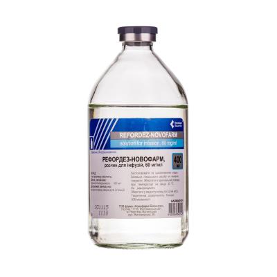 Рефордез-Новофарм раствор д/инф. 6 % по 400 мл в бутыл.