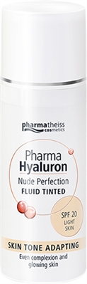 Тонирующий флюид Pharma Hyaluron Nude Perfection, тон светлый, light, с SPF 20, 50 мл