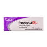 Эзопрам таблетки, п/плен. обол. по 20 мг №30 (10х3)