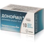 Донормил таблетки, п/о по 15 мг №10 в тубах