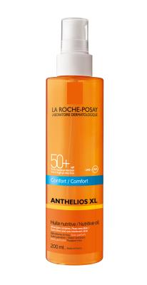 Масло для лица и тела солнцезащитное La Roche-Posay Anthelios питательное, SPF 50+, 200мл
