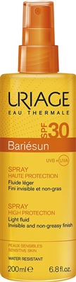 Спрей солнцезащитный Uriage Bariesun для лица и тела, SPF 30, 200 мл