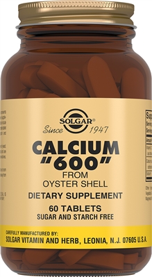 Solgar Кальций 600 из раковин устриц, 60 таблеток