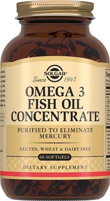 Solgar Омега-3 Концентрат рыбьего жира, 60 капсул