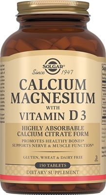 Solgar Кальций Магний с витамином Д3, 150 таблеток