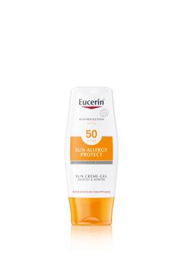 Крем-гель солнцезащитный Eucerin Sun Allergy Protect для лица и тела, SPF 50, 150 мл