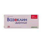 Вазоклин-Дарница таблетки, п/о по 20 мг №28 (14х2)