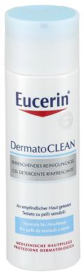 Гель для умывания Eucerin DermatoClean мягкий, очищающий, для нормальной и комбинированной кожи, 200мл
