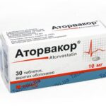 Аторвакор таблетки, п/о по 10 мг №30 (10х3)