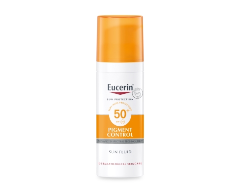 Флюид солнцезащитный Eucerin Sun Pigment Control для лица против гиперпигментации, SPF 50, 50 мл