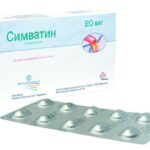 Симватин таблетки, п/плен. обол. по 20 мг №30 (10х3)