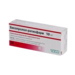 Бисопролол-Ратиофарм таблетки по 10 мг №30 (10х3)