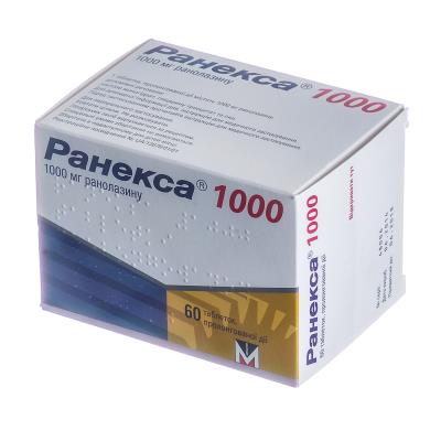 Ранекса 1000 таблетки прол./д. по 1000 мг №60 (10х6)