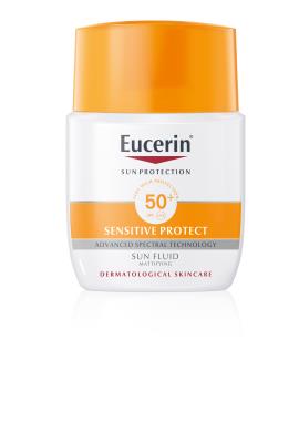 Флюид солнцезащитный Eucerin Sun для нормальной кожи лица, SPF 50+, 50 мл