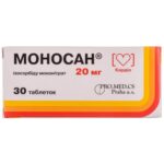 Моносан таблетки по 20 мг №30 (10х3)