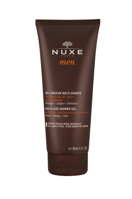 Гель для лица, тела и волос Nuxe Men для мужчин очищающий 200 мл