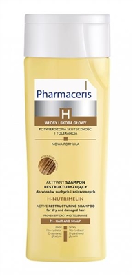 Шампунь Pharmaceris H H-Nutrimelin активный реструктурирующий для сухих поврежденных волос, 250 мл