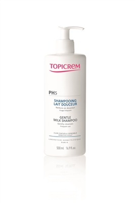 Шампунь-молочко Topicrem UR10/PV с экстрактом хлопка для всех типов волос, pH 5, 500 мл