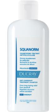 Шампунь Ducray Squanorm, против жирной перхоти, 200 мл