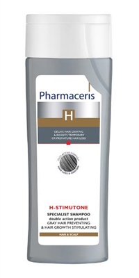 Шампунь Pharmaceris H H-Stimulone специализированный двойного действия от поседения и для стимуляции роста волос, 250 мл