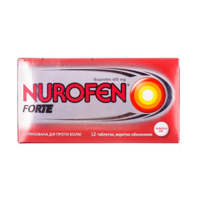 Нурофен форте таблетки, п/о по 400 мг №12