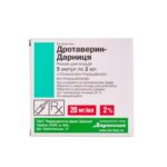 Дротаверин-Дарница раствор д/ин. 20 мг/мл по 2 мл №5 в амп.