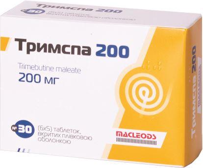 Тримспа таблетки, п/плен. обол. по 200 мг №30 (6х5)