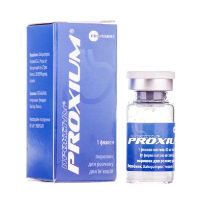 Проксиум порошок для р-ра д/ин. по 40 мг №1 во флак.