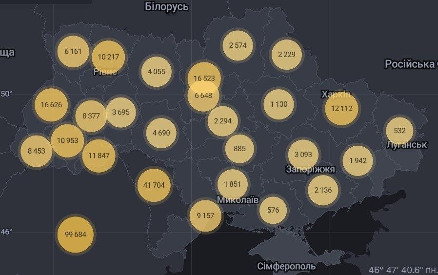 Количество больных COVID-19 за сутки выросло в Киеве и 23 областях Украины